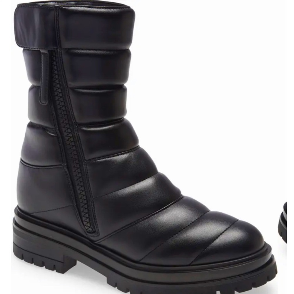 Gianvito Rossi Quilted Combat Boot